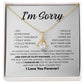 Apology Necklace For Her, Forgiveness Gift For Girlfriend, I'm Sorry Necklace Gift For Wife