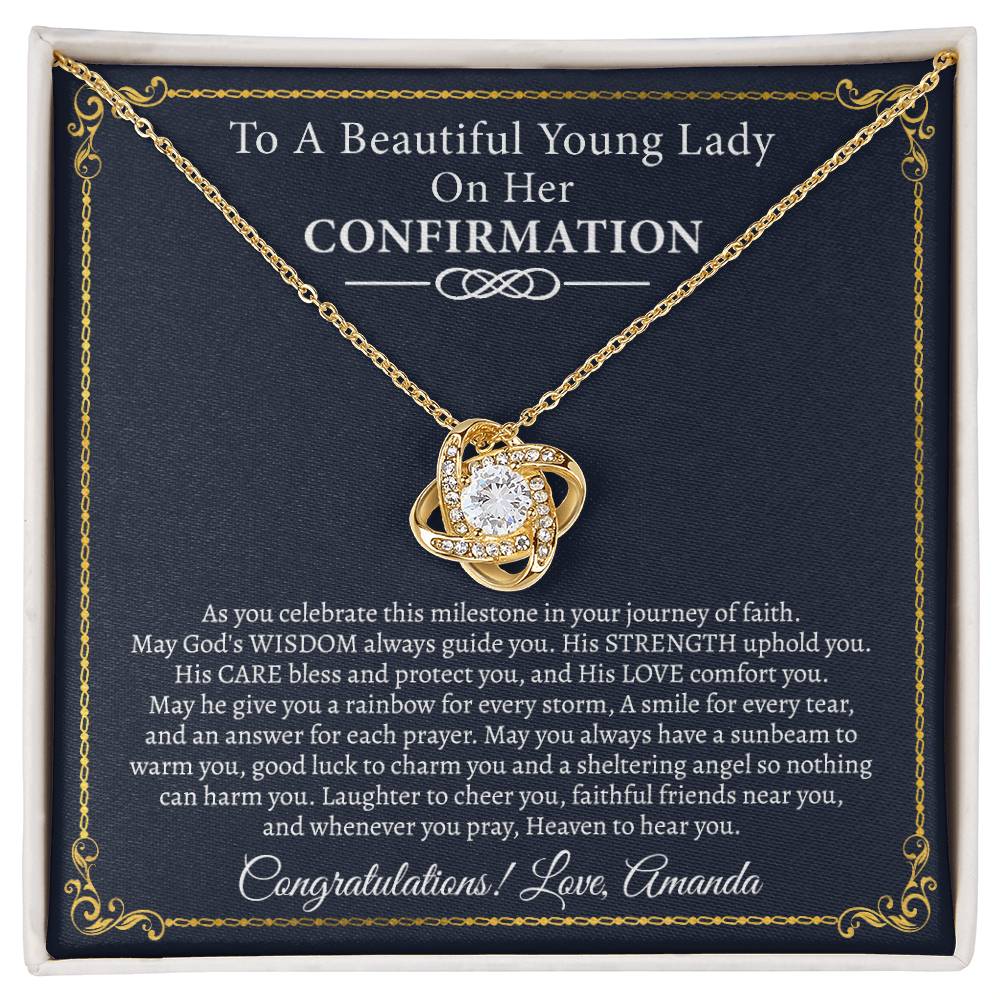 Confirmation Gifts for Girls, Confirmation Necklace, Christian Gift, First Communion Gift