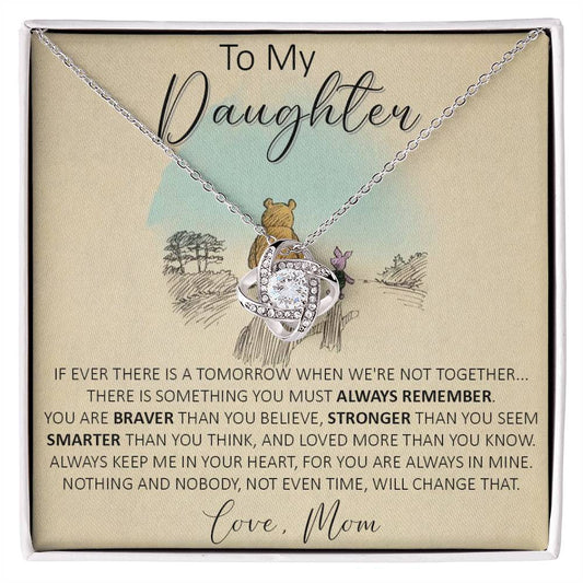 Gift for Daughter from Mom, Daughter Christmas Gift, To My Daughter Necklace, Birthday Gift for Daughter