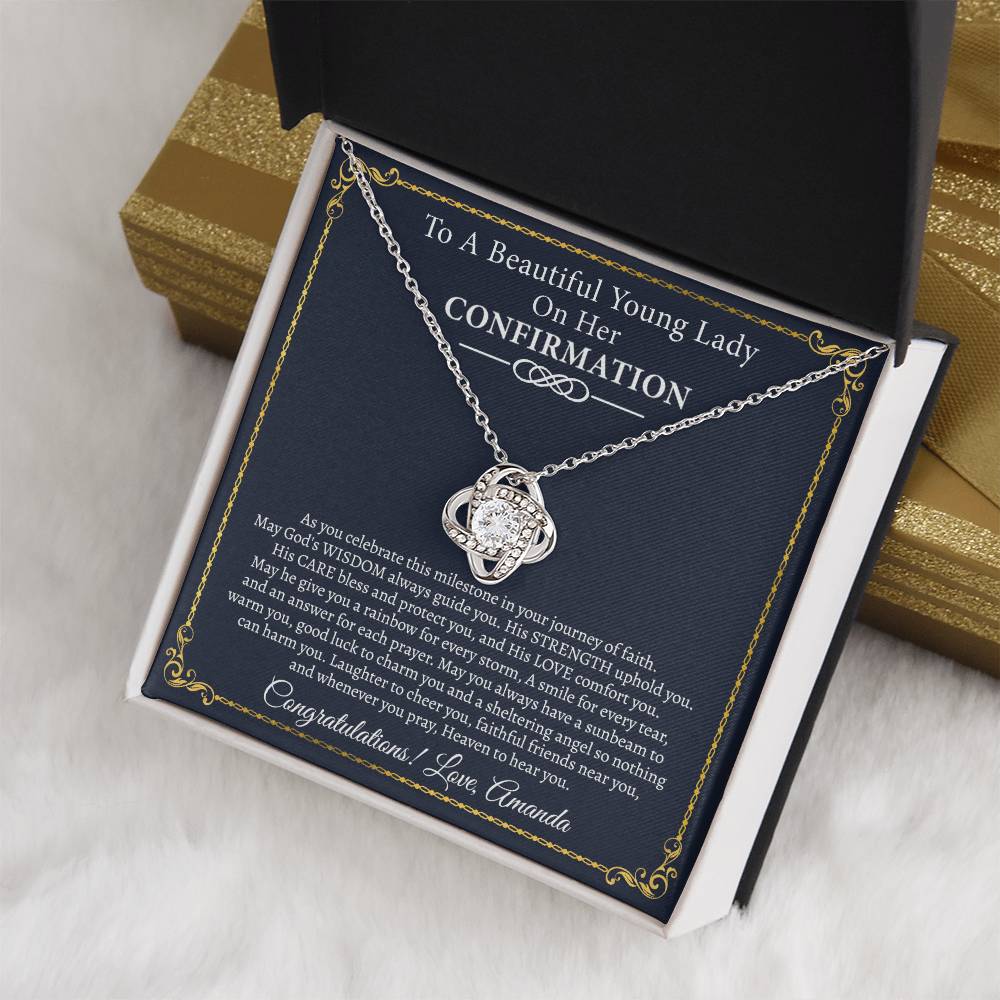 Confirmation Gifts for Girls, Confirmation Necklace, Christian Gift, First Communion Gift