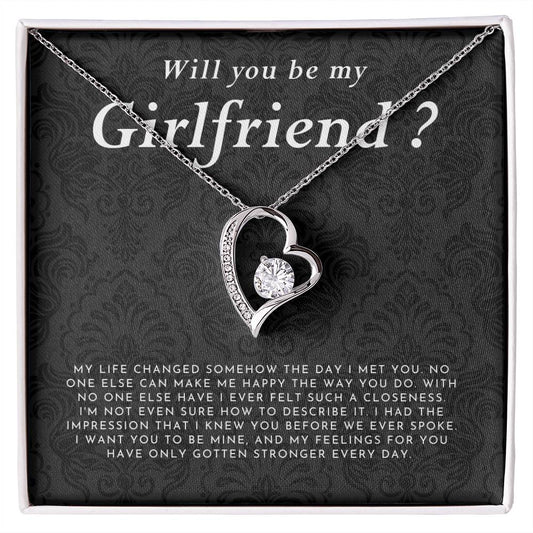 Will You Be My Girlfriend Necklace, Future Girlfriend Necklace, Girlfriend Proposal Gift